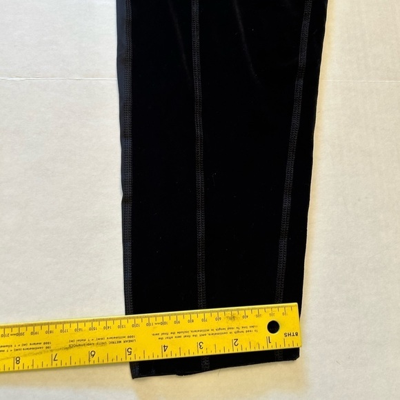 ALALA velvet tight black legging with side stripe detailing NWT Sz-2X. E6 - Picture 11 of 13